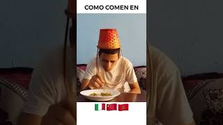 COMO COMEN EN ITALIA vs CHINA vs MARRUECOS😂😂😂  comediaenespañol  Khalid Unico [upl. by Rida]