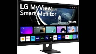 LG 32SR50FB MyView Smart Monitor Review  32quot FHD IPS HDR10 webOS 23 [upl. by Winser]