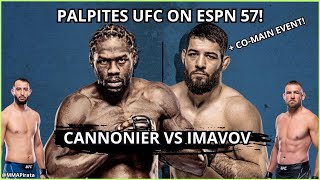 UFC FN IMAVOV VS CANNONIER  MAIN E COMAIN EVENT resenha análise ufc [upl. by Eigla]