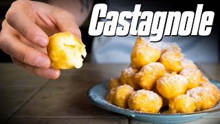 How to Make CASTAGNOLE  Italian Carnevale Dessert Recipe [upl. by Ridgley265]