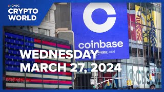 Coinbase drops nearly 3 after SEC scores big win in lawsuit against crypto firm CNBC Crypto World [upl. by Keene978]