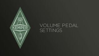 Kemper Profiler Tutorials  Expression Pedals  english [upl. by Asirrak]