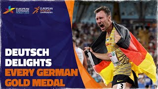 Every Germany Gold Medal  European Athletics Championships  Munich 2022 [upl. by Noruq]