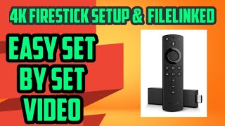 How to Install Amazon firestick 4k and Filelinked [upl. by Kcired]