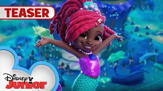 Meet Disney Jrs Ariel 🧜🏾‍♀️  Teaser  disneyjr [upl. by Zigmund]