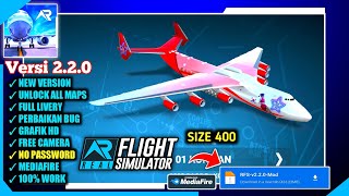 RFS PRO MOD APK Versi 061 Full unlocked  RFSREAL FLIGHT SIMULATOR [upl. by Farrington728]