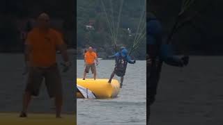 Paragliding landing paraglidingvideo pokhara viral shorts [upl. by Senecal]