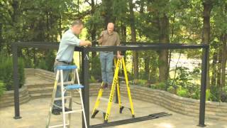 Lowes Gazebo Installation Video [upl. by Loesceke]