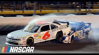 Crazy Iowa finish Carl Edwards vs Ricky Stenhouse Jr from 2011 [upl. by Grishilde]