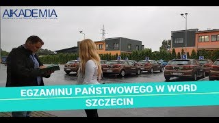 Szczecin  Egzamin na Prawo jazdy trasy egzaminacyjne zadania egzaminacyjne nauka jazdy Szczecin [upl. by Baptlsta]