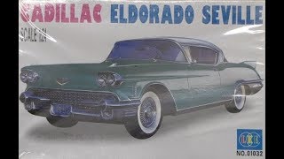 Whats In The Box LEE 01032 1958 Cadillac Eldorado Seville Model Kit [upl. by Reggie]