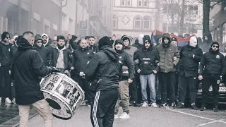 PAOK fans away in Denmark 17022022 [upl. by Hazeefah]