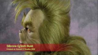 Jim Carrey The Grinch  Fullsized Silicone Bust  Rick Baker Makeup [upl. by Kancler]