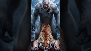 Bengal tiger vs Polar Bear vs White Animals Lion Tiger Wolf blackpanther werewolf hyena [upl. by Ganley]