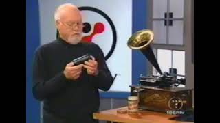 Tech TV Guy Breaks Rare Phonograph Cylinder [upl. by Rhodes]