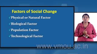 Factors of Social Change [upl. by Kincaid798]