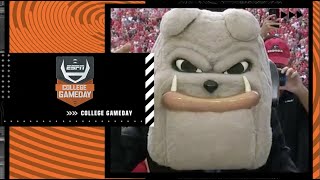 Lee Corso’s headgear pick for Georgia vs Arkansas with Harris English  College GameDay [upl. by Geraud]