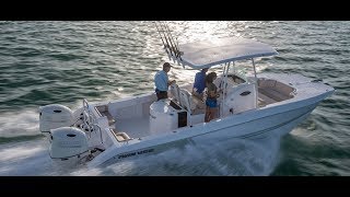 Twin Vee 260 OceanCat Video Preview and Review [upl. by Ybsorc]