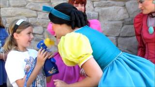 Anastansia Drizella amp Lady Tremaine meeting at the Magic Kingdom Walt Disney World [upl. by Hettie]