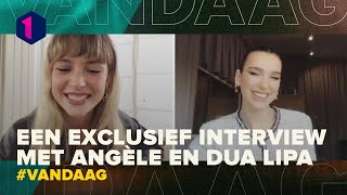 Danira interviewt Angèle en Dua Lipa in Vandaag [upl. by Laurianne]