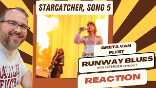 Runway Blues  Greta Van Fleet  REACTION  Coach discovers an Extended Version [upl. by Erodoeht]