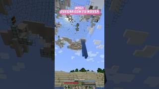 MI NOVIA ME ENSEÑA LA GRAVEDAD EN MINECRAFT minecraft ahorts gaming [upl. by Fraser]