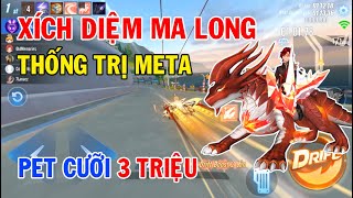 ZingSpeed Mobile  Pet Cưỡi Xích Diệm Ma Long  Top 1 Pet Thống Trị Meta [upl. by Dranyar]