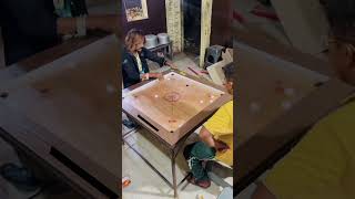 Carrom king👑 no look shot kaise marega CarromKing1 carrom carromboard carrom king [upl. by Halimaj]