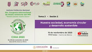 🔴 SESIÓN 2 TEMA 2 Nuestra sociedad economía circular y desarrollo sostenible [upl. by Weinhardt]