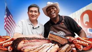 Chinese BBQ Chef tries Texas BBQ for the First Time [upl. by Gomar780]