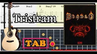 Guitar Tab  Tristram Diablo OST Fingerstyle Tutorial Sheet Lesson Anp [upl. by Currie]