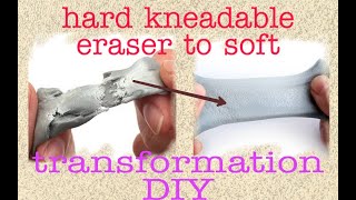 DIY HOW TO REUSE KNEADED ERASER HARD TO SOFTHOW TO STORE KNEADED ERASER kneadederaser [upl. by Roland]