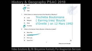 Question 1 MCQ 8 PSAC 2018 [upl. by Keith]