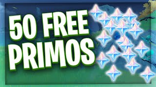 Get 50 free Primogems rn [upl. by Johnsten]