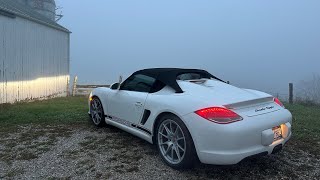 My Favorite Sports Car  My 9872 Porsche Boxster Spyder  Why I Love it [upl. by Herstein783]