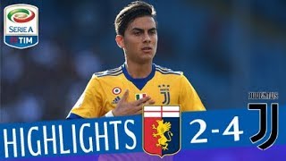 Genoa  Juventus 24  Highlights  Giornata 2  Serie A TIM 201718 [upl. by Aytak]