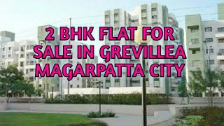 2 BHK FLAT FOR SALE IN GREVILLEA MAGARPATTA CITY  76 LACK  CONTACT 9518725599 [upl. by Nadiya]