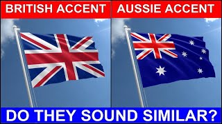 AUSTRALIAN AUSSIE ACCENT VS BRITISH ACCENT  Verbale Mondo [upl. by Iramohs437]