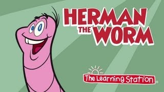 Herman the Worm ♫ Camp Songs for Children ♫ Kids Brain Breaks Songs by The Learning Station [upl. by Segroeg]