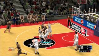 NBA 2K14 Euro League Milan vs Madrid Gameplay [upl. by Zink]