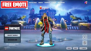 How to get FREE EMOTE in Fortnite Chapter 5 [upl. by Lolly283]