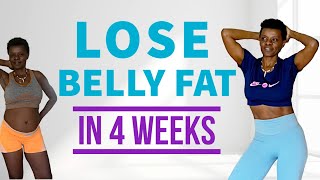 ➡️Lose Stubborn Belly Fat In 4 Weeks  15 Min Low Impact HIIT Standing Abs Workout🔥 [upl. by Eniar]