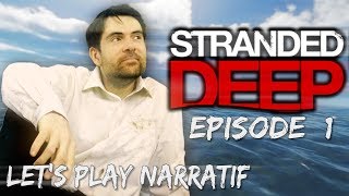 Lets play Narratif Stranded Deep  Episode 1  Belle île en mer [upl. by Nagirrek]