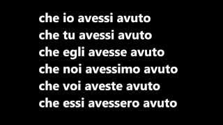 LEZIONI DI ITALIANO Coniugazione completa verbo avere [upl. by Nerat711]