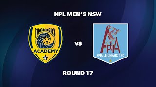 NPL Men’s NSW Round 17 Central Coast Mariners FC v APIA Leichhardt FC [upl. by Nimesay310]