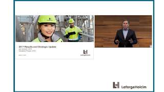 LafargeHolcim 2017 Full Year Results and strategy presentation [upl. by Anileuqcaj]