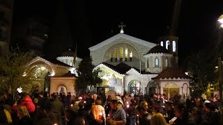 Greek Orthodox Easter Good Friday Epitaph Thessaloniki 2015 [upl. by Elleinad432]