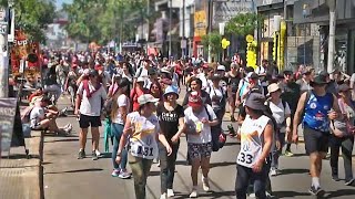 PEREGRINACIÓN A LUJÁN IMPRESIONANTE DEMOSTRACIÓN DE FE [upl. by Ahsener]