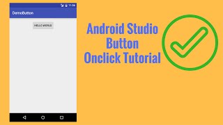 Android Button OnClickListener Tutorial [upl. by Anirrehs]