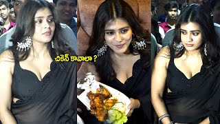 Actress Hebah Patel Hot 🥵 Visuals At Barkas Hotel Opening  Hebah Patel Latest  ViralUpdates [upl. by Vincelette]